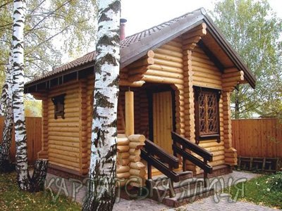 Turnkey wild log house in Ukraine