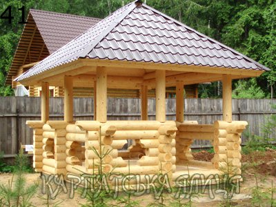 будівництво дерев'яних альтанок