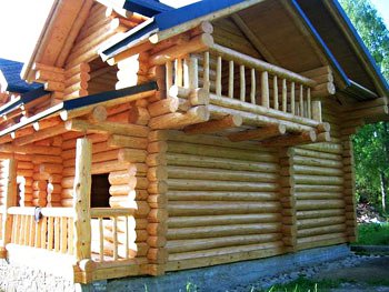 Turnkey wild log house, price (photo)