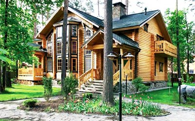 Buy turnkey wooden wild log house